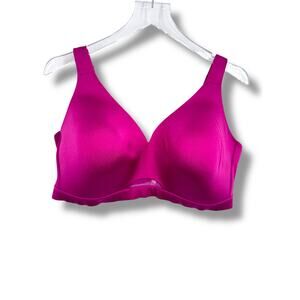 Cacique Comfort Blyss bra 44DD lightly lined no wire fuchsia